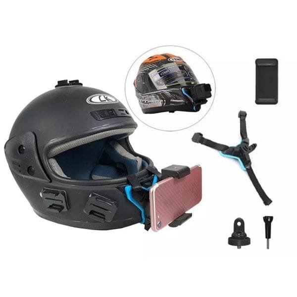 Helmet Chin Mount With Mobile holder